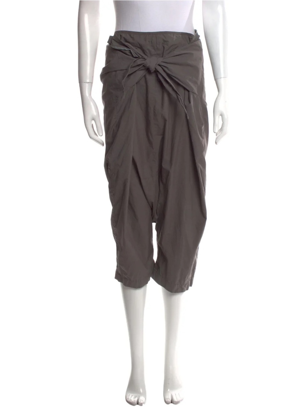 Rick Owens Tie-Waist Cropped Pants